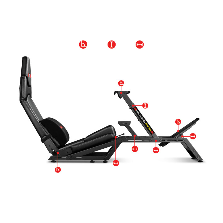 Геймърски стол Next Level Racing Cockpit Racing Simulator F-GT - NLR-S010