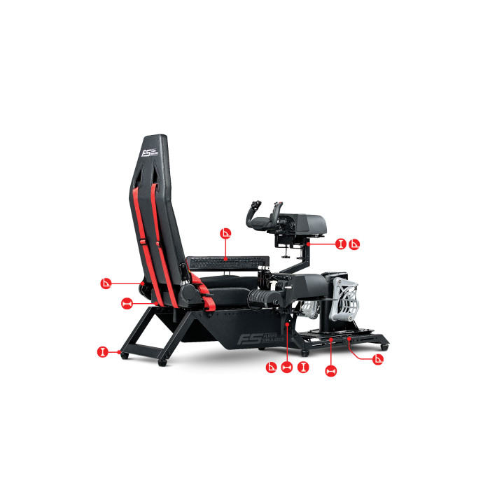 Геймърски стол Next Level Racing Flight Simulator - NLR-S018