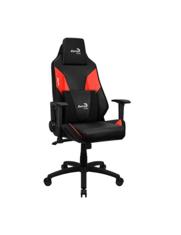 Геймърски стол Aerocool Admiral Champion ADMIRAL-BR, черно-червен