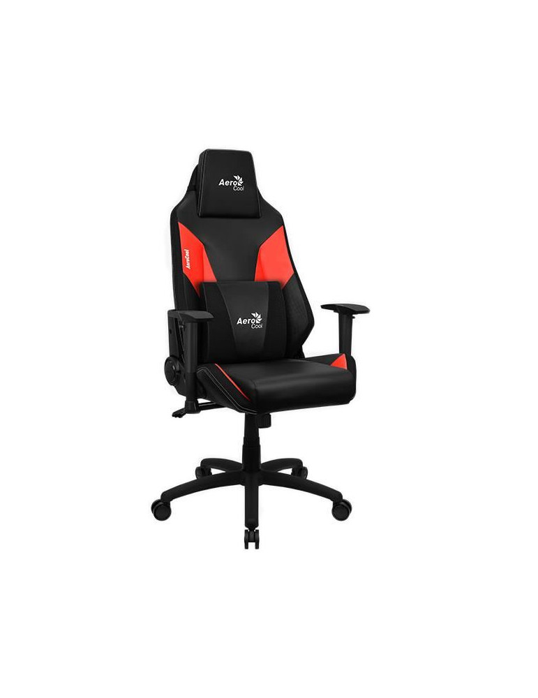 Геймърски стол Aerocool Admiral Champion ADMIRAL-BR, черно-червен