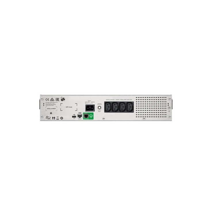 Токозахранващо устройство APC Smart-UPS C 1500VA LCD RM 2U 230V with SmartConnect - SMC1500I-2UC