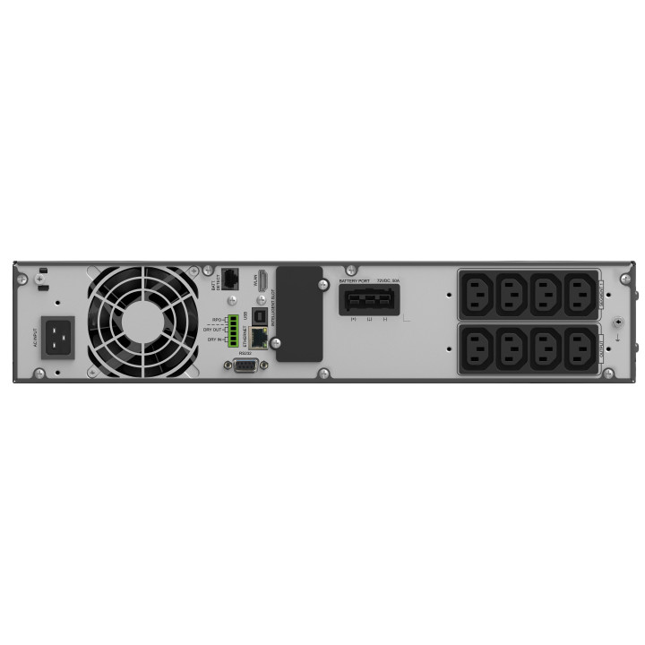 Токозахранващо устройство Powerwalker VFI 2000 ICR IoT PF1 2000VA/ 2000 W, On-Line  - POWER-UPS-VFI2000ICR-IoT