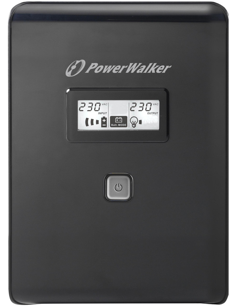 Токозахранващо устройство Powerwalker VI 2000 LCD, 2000VA, Line Interactive - POWER-UPS-VI2000LCD