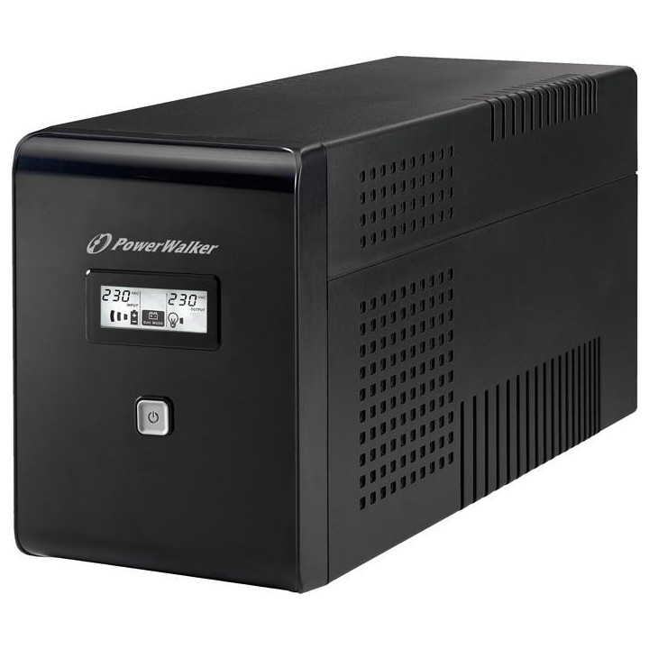 Токозахранващо устройство Powerwalker VI 2000 LCD, 2000VA, Line Interactive - POWER-UPS-VI2000LCD