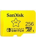 SD карта SanDisk microSDXC card for Nintendo Switch 256GB, 100MB/s Read, 90MB/s Write, V30, U3, C10, A1, UHS-1 - SDSQXAO-256G-GNCZN