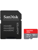 SD карта SanDisk Ultra microSDXC 512GB   SD Adapter 150MB/s A1 Class 10 UHS-I; EAN:619659200572 - SDSQUAC-512G-GN6MA