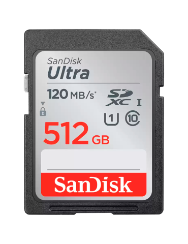 SD карта SanDisk Ultra 512GB SDXC Memory Card 150MB/s - SDSDUNC-512G-GN6IN