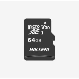 SD карта HIKSEMI microSDXC 64G, Class 10 and UHS-I TLC, Up to 92MB/s read speed, 30MB/s write speed, V30 with Adapter - HS-TF-C1(STD)/64G/NEO/AD/W