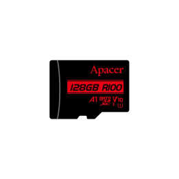 SD карта Apacer карта SD карта microSDXC 128GB UHS-I U1 V10 A1 Class10, Adapter - AP128GMCSX10UB-R