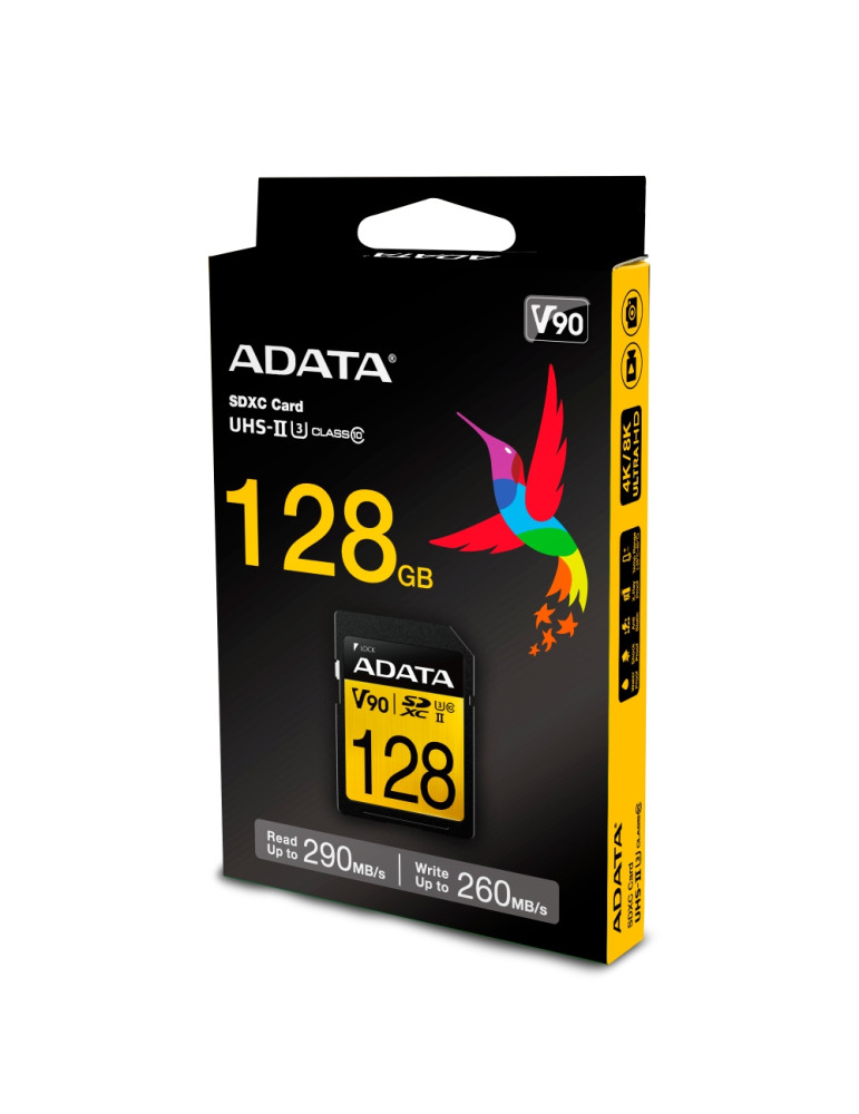 SD карта Adata 128GB SDXC UHS-II U3 CLASS 10 - ASDX128GUII3CL10-C