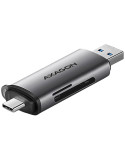 Флаш памет AXAGON CRE-SAC External USB 3.2 Gen1 Type-C Type-A 2-slot SD/microSD