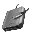 Флаш памет Axagon Aluminum high-speed USB-A 3.2 Gen 1 memory card reader. 3 slots, UHS-II. - CRE-S3