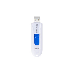 Флаш памет Transcend 256GB, USB3.1, Pen Drive, Capless, White - TS256GJF790W