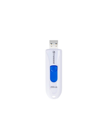Флаш памет Transcend 256GB, USB3.1, Pen Drive, Capless, White - TS256GJF790W