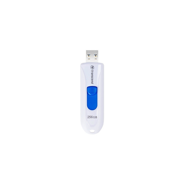 Флаш памет Transcend 256GB, USB3.1, Pen Drive, Capless, White - TS256GJF790W