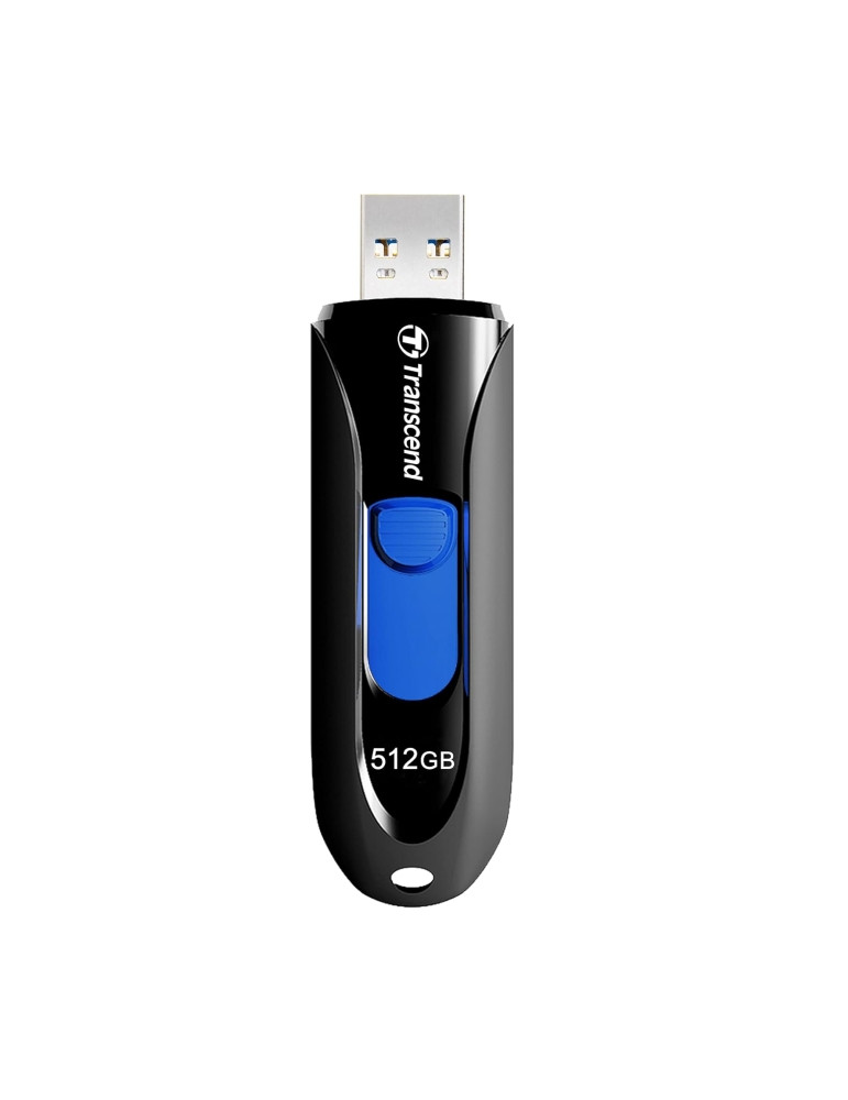 Флаш памет Transcend 512GB, USB3.1, Pen Drive, Capless, Black - TS512GJF790K