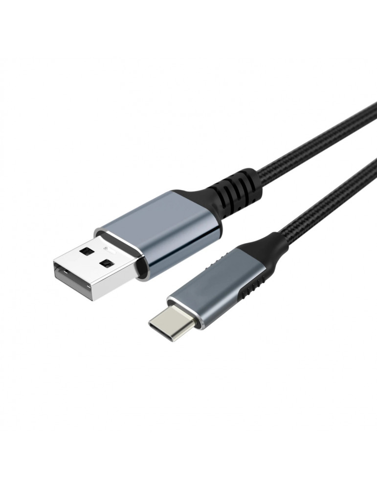 Кабел  VCom USB 3.1 type C / USB 2.0 AM Black - CU405M-1.8m