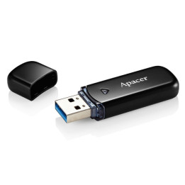 Флаш памет Apacer 128GB AH355 Black - USB 3.2 Flash Drive - AP128GAH355B-1