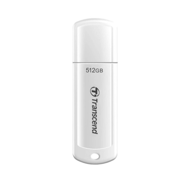 Флаш памет Transcend 512GB, USB3.1, Flash Drive, Capless, White - TS512GJF730
