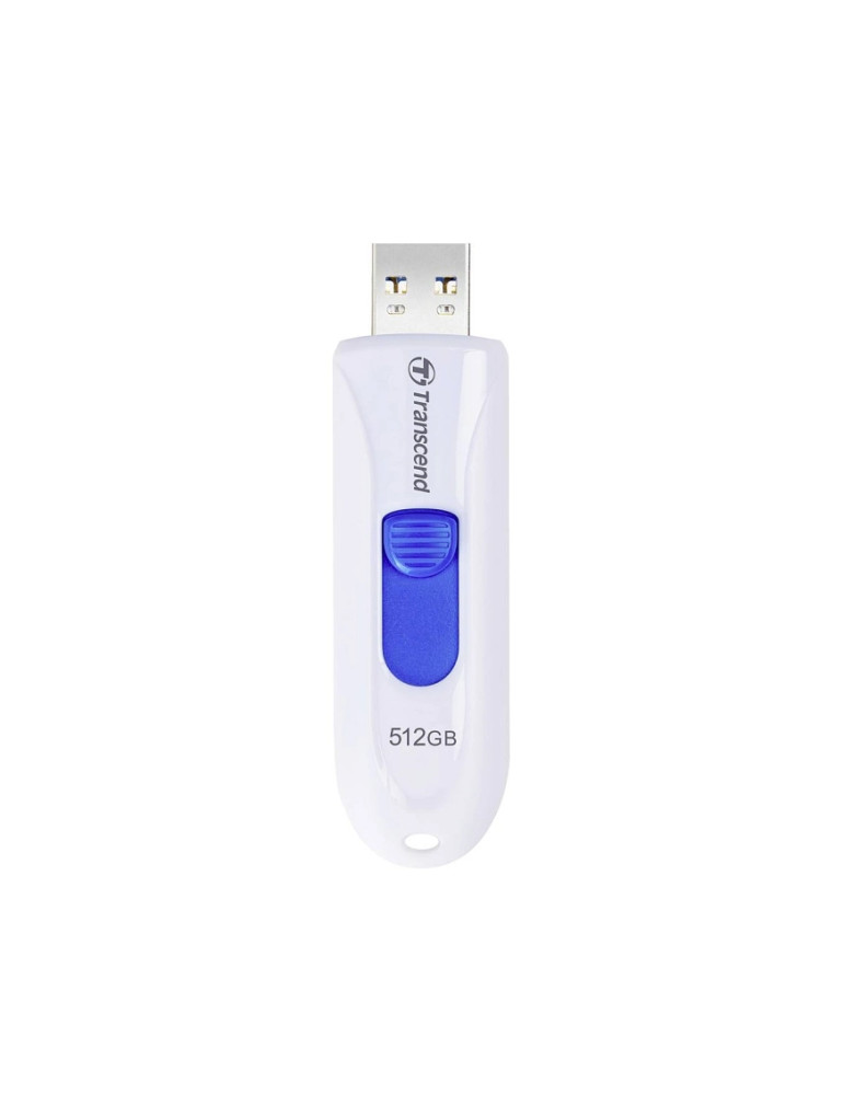 Флаш памет Transcend 512GB, USB3.1, Flash Drive, Capless, White - TS512GJF790W
