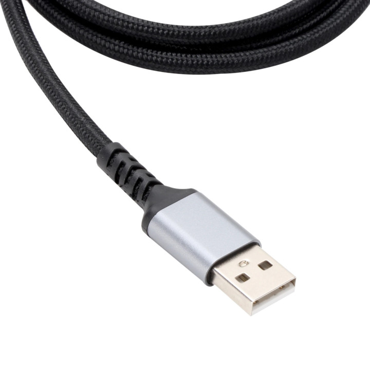 Кабел  VCom USB 3.1 type C / USB 2.0 AM Black - CU405M-1.8m
