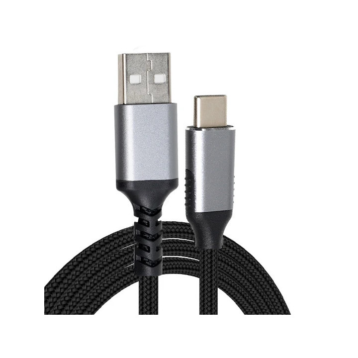 Кабел  VCom USB 3.1 type C / USB 2.0 AM Black - CU405M-1.8m