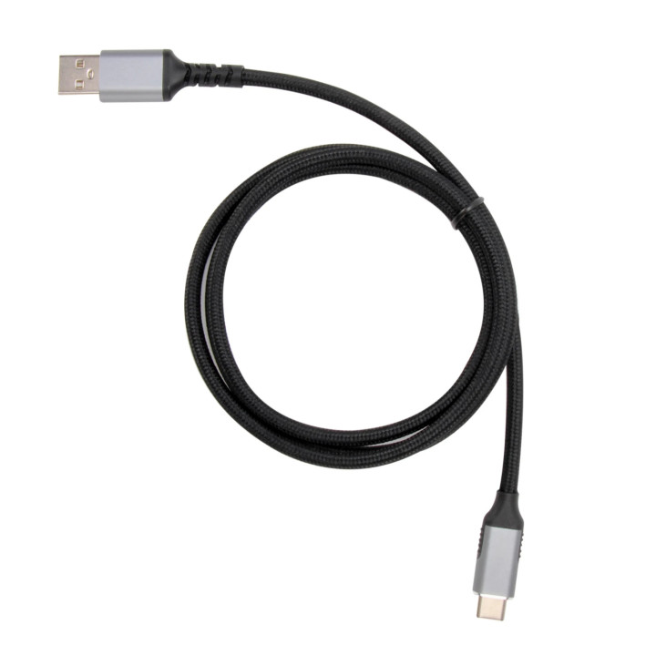 Кабел  VCom USB 3.1 type C / USB 2.0 AM Black - CU405M-1.8m
