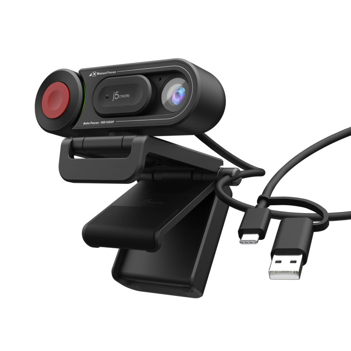 Web камера j5create JVU250, 4K UltraHD, Микрофон Автоматичен и ръчен фокус