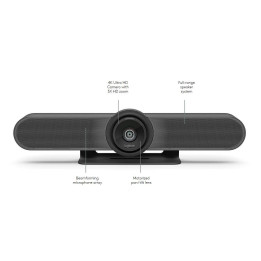 Видеоконферентна камера Logitech MeetUp, 4K Ultra HD video, USB3.0 - 960-001102