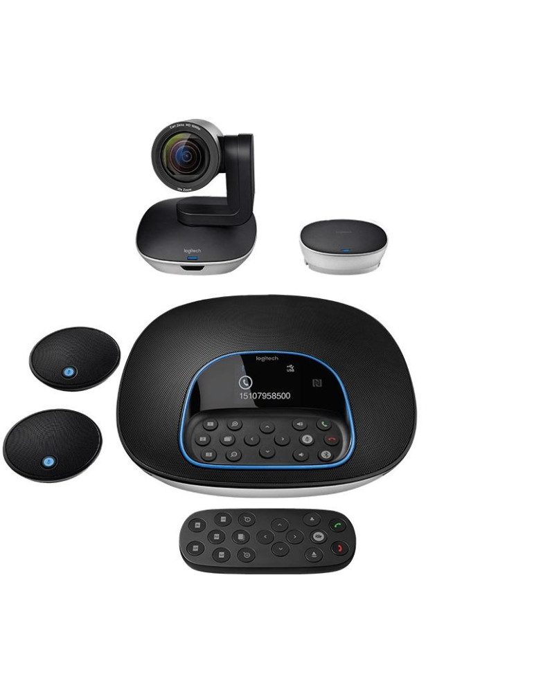 Видеоконферентна камера Logitech ConferenceCam Group, Full-HD, USB2.0 - 960-001057