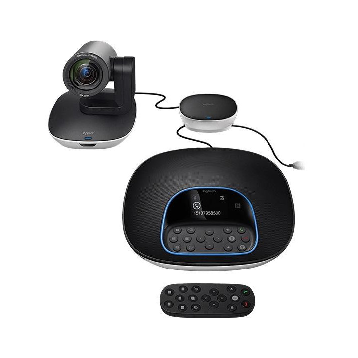 Видеоконферентна камера Logitech ConferenceCam Group, Full-HD, USB2.0 - 960-001057