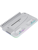 Стойка за PS5 Slim Canyon cooling stand CS-51 RGB PS5 Slim/DE Charge White - CND-CSPS5W-1