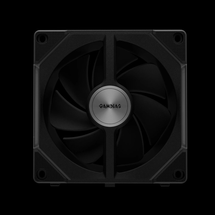 Комплект вентилатори Gamdias 3-in-1 AEOLUS P2-1203, 3x120mm, Swappable Fan Blades (Reverse Fan Blades Included), Daisy-Chain, Infinity Mirror, A-RGB - AEOLUS-P2-1203