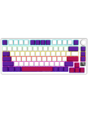 Геймърска клавиатура LORGAR KBP7075W, Wireless 75% Mechanical Gaming Keyboard Pro, White, EN layout - LRG-KBP7075W-WH-US