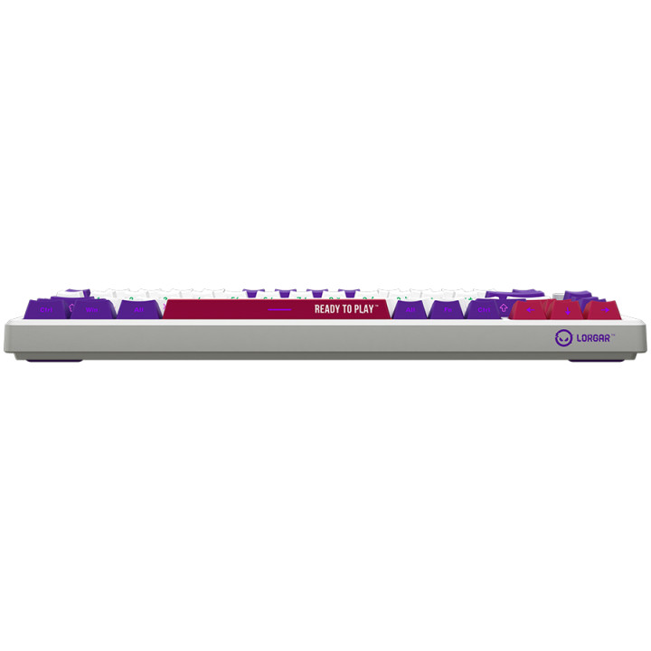 Геймърска клавиатура LORGAR KBP7075W, Wireless 75% Mechanical Gaming Keyboard Pro, White, EN layout - LRG-KBP7075W-WH-US