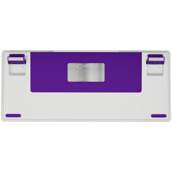 Геймърска клавиатура LORGAR KBP7075W, Wireless 75% Mechanical Gaming Keyboard Pro, White, EN layout - LRG-KBP7075W-WH-US