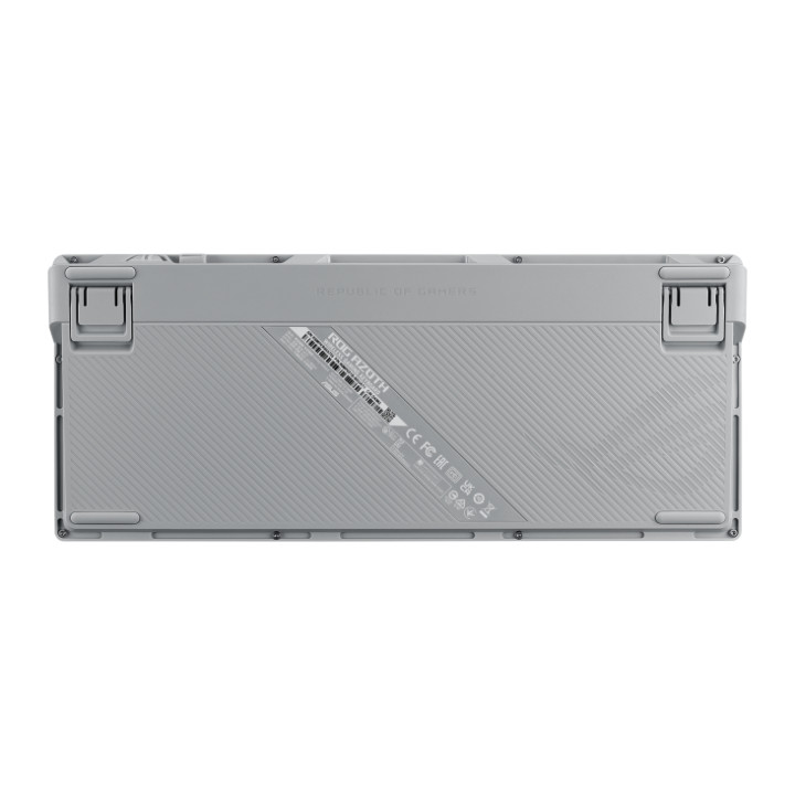 Безжична геймърска клавиатура Asus ROG Azoth, Moonlight White - 90MP031A-BKUA11