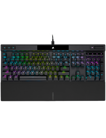 Геймърска клавиатура Corsair K70 RGB PRO RGB LED OPX PBT Keycaps black - CH-910941A-NA