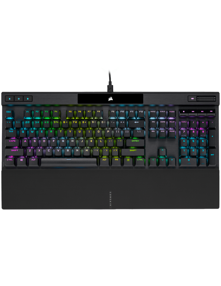 Геймърска клавиатура Corsair K70 RGB PRO RGB LED OPX PBT Keycaps black - CH-910941A-NA