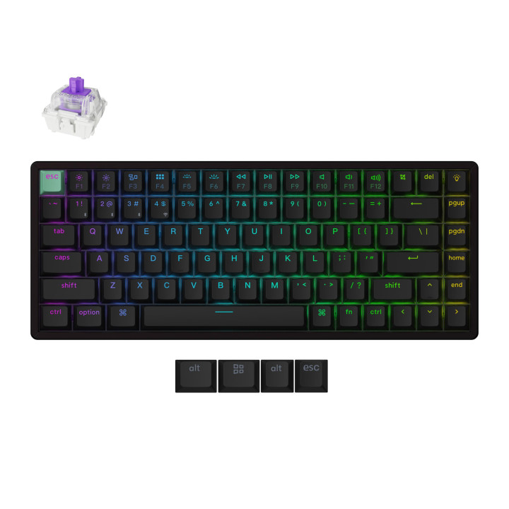 Безжична механична геймърска клавиатура Keychron K2 HE Standard Version - K2H-J1
