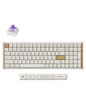 Безжична механична геймърска клавиатура Keychron K4 HE Special Edition White, Full Size - K4H-Q1