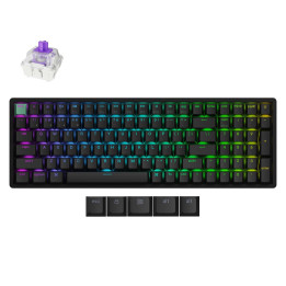 Безжична механична геймърска клавиатура Keychron K4 HE Standard Edition, Full Size - K4H-J1