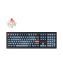Безжична механична геймърска клавиатура Keychron V6 MAX QMK Carbon Black, Full-Size - V6M-D1