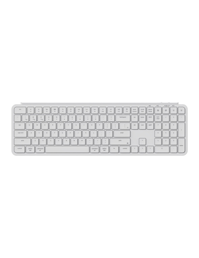 Безжична клавиатура Keychron B6 Pro Ultra-Slim - Ivory White - B6P-K8