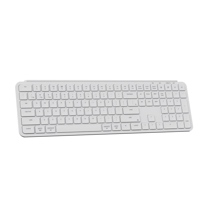 Безжична клавиатура Keychron B6 Pro Ultra-Slim - Ivory White - B6P-K8