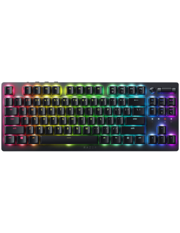 Геймърска механична клавиатура Razer DeathStalker V2 Gaming Keyboard, Red Switch, US Layout, Low-Profile Optical Switches (Linear), Type-C cable - RZ03-04500100-R3M1