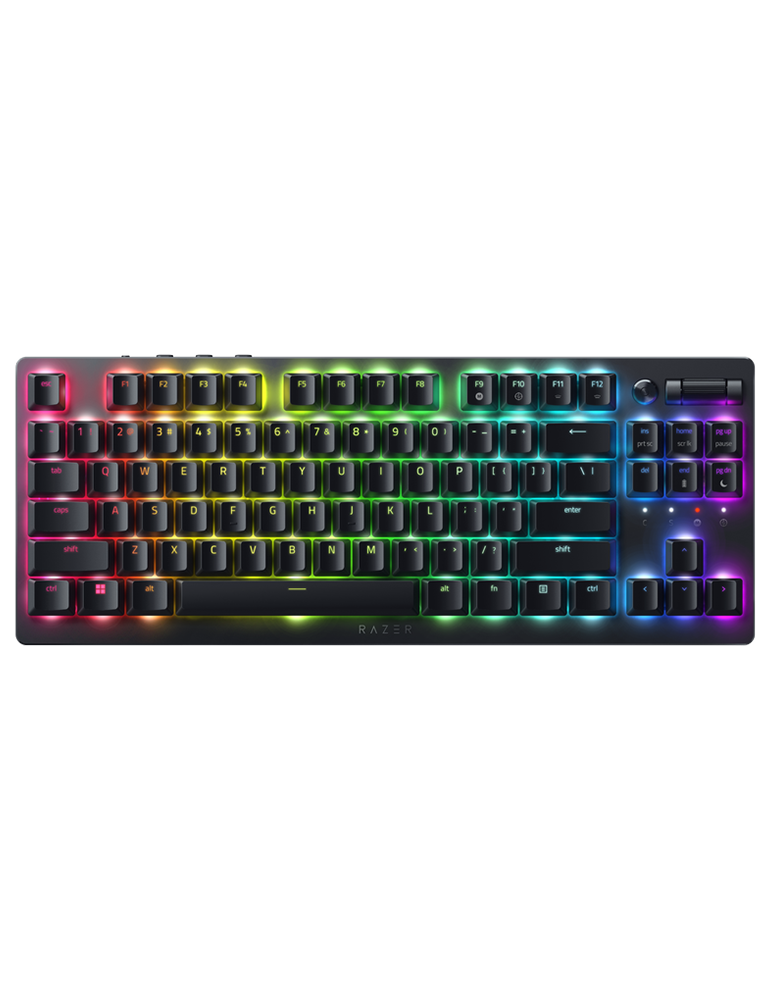 Геймърска механична клавиатура Razer DeathStalker V2 Gaming Keyboard, Red Switch, US Layout, Low-Profile Optical Switches (Linear), Type-C cable - RZ03-04500100-R3M1
