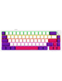 Безжична механична геймърска клавиатура Lorgar KBP70MW, 65% Mechanical Gaming Keyboard Pro, White, EN layout - LRG-KBP70MW-WH-US