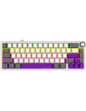Безжична механична геймърска клавиатура Lorgar KBP70MW, 65% Mechanical Gaming Keyboard Pro, Beige, EN layout - LRG-KBP70MW-RT-US