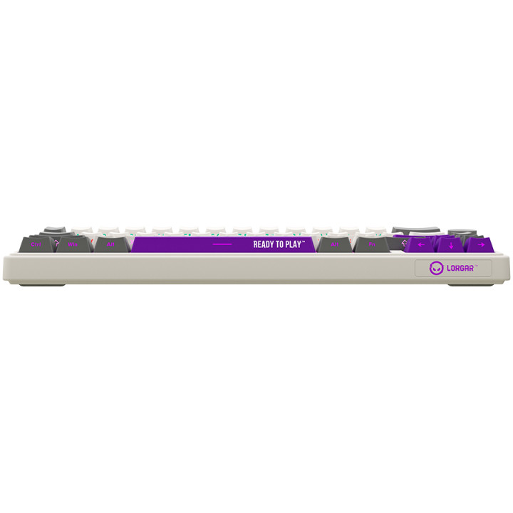 Безжична механична геймърска клавиатура Lorgar KBP70MW, 65% Mechanical Gaming Keyboard Pro, Beige, EN layout - LRG-KBP70MW-RT-US